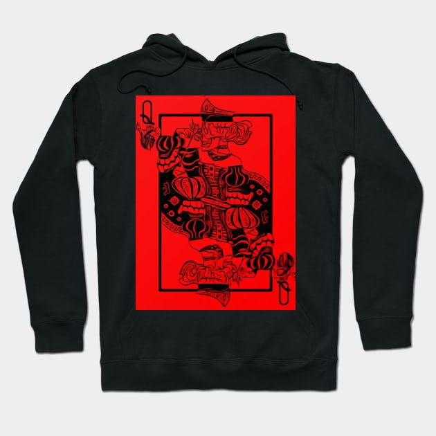 Queen of Hearts Hoodie by Nice wears